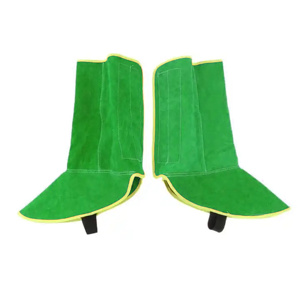 Couvre-chaussures de soudeur en cuir de vachette pleine fleur de haute qualité, résistants, imperméables, respirants, anti-étincelles, écologiques - Product Image 4