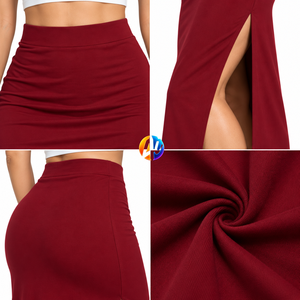 Découvrez le confort au quotidien avec la jupe midi pour femme, dotée d'une finition soignée, d'une longueur équilibrée et d'un tissu doux pour une tenue simple et moderne. - Product Image 6