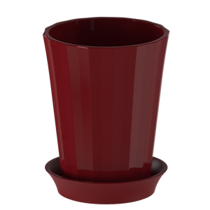 Platillo de Orquídea de plástico en forma de estrella de 3,5 pulgadas, maceta de exhibición con apariencia de porcelana, modelo duradero ecológico F190L para plantas de flores - Product Image 6