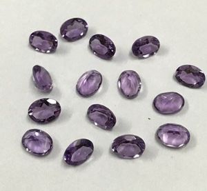 5mm 6mm 7mm amatista Natural facetado corte ovalado piedra preciosa precio al por mayor piedras sueltas para la fabricación de joyas del fabricante en línea - Product Image 2
