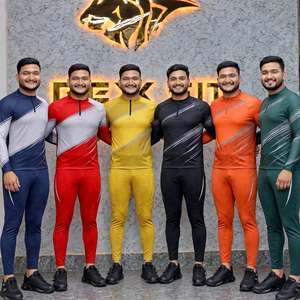 Conjunto de chándal para entrenamiento al aire libre, chaqueta deportiva ligera y pantalones para correr, fitness, calentamiento, ejercicio y uso diario activo. - Product Image 3