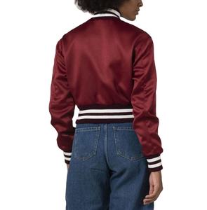 Chaqueta de béisbol universitaria de poliéster satinado de alta calidad para hombre, ropa de invierno, chaquetas universitarias de satén recortadas de seda satinada cómodas para mujer - Product Image 2