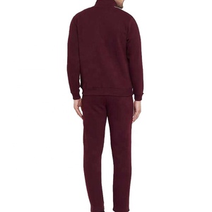 Chándal de invierno de corte ajustado Premium para hombre, traje de jogging de lana de punto personalizado, ropa de calle con capucha, chándal de gimnasio, sólido antiretráctil - Product Image 6