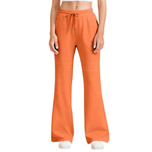 Pantalons évasés pour femmes, style nouveau, pour usage extérieur, meilleure qualité, couleur unie, à prix avantageux - Product Image 5