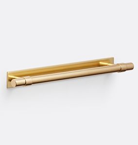 Tirador de Gabinete de Moda con Recubrimiento de Latón, Tirador Metálico Personalizado para Cajones de Dormitorio y Cocina, Tirador en T con Recubrimiento de Latón Metálico - Product Image 1
