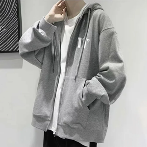เสื้อฮู้ดซิปผู้ชาย - เสื้อพูลโอเวอร์ลำลองทันสมัยมีฮู้ด - เสื้อฮู้ดซิปแบบสปอร์ต - เสื้อผ้าสตรีทแฟชั่น - เสื้อฮู้ดสำหรับเล่นกีฬา - Product Image 1
