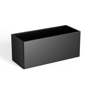 Jardinière carrée américaine en acier galvanisé noir de 133 L, sans assemblage requis, pour l'intérieur et l'extérieur - Product Image 2