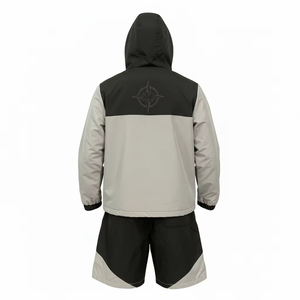 2026 Tracksuits Windbreaker Sets Custom Logo Print <b>Jacket</b> and Jogger Sets <b>Men's</b> Two-Piece Set Windbreaker Sports Suit - Product Image 3