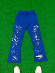 Pantalones Jogger Casuales Holgados de Algodón 100% para Hombre, Estilo Urbano, con Cordón Ajustable y Bordado Personalizado, Corte Acampanado - Product Image 3