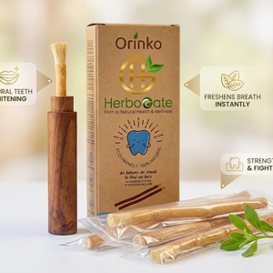 Paquete de Tres Palitos de Miswak Orgánicos Premium, Limpiador Dental Natural con Soporte de Madera para la Salud de las Encías, en Venta en Línea - Product Image 2