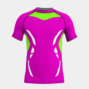 Vente en gros de rashguards pour hommes à manches longues, design personnalisé, polyester/nylon, anti-UV, qualité supérieure 160g, taille adulte, MMA - Product Image 3