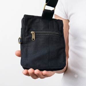 Pochette de ceinture en toile de coton de qualité export avec compartiments de rangement pour argent, passeport, cartes et téléphone, disponible à prix compétitif - Product Image 4
