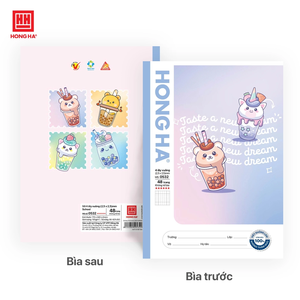 Hong Ha School Promotion Magnetic Cream Loose-Leaf 4 Square Grid Notebook 48 Pages - Product Image 4