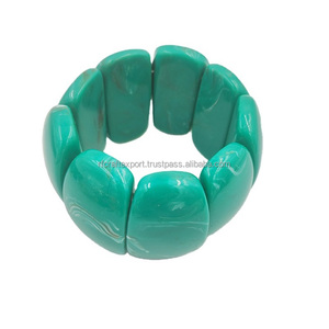 กำไลข้อมือแฟชั่นเรซินสำหรับผู้หญิงทำมือคุณภาพสูงงานทำมือปรับแต่งแบรนด์ใหม่ - Product Image 1