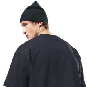 Camiseta de algodón oversize para hombre, estilo urbano, con estampado de microtexto, manga corta, informal, a la moda, OEM - Product Image 5