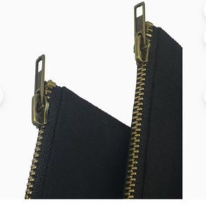 Trousse à cosmétiques en toile 100% coton au design personnalisé écologique Pochette à fermeture éclair de haute qualité avec poignée Couleur naturelle à la mode - Product Image 2