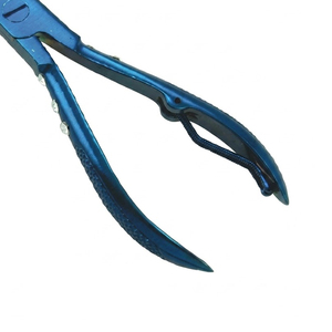 Coupe-ongles en métal bleu 12,5 mm à lame biseautée, pointe incurvée et tranchante, durable, pour usage adulte, style simple - Product Image 5