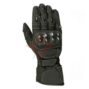 Gants de moto sportifs en cuir de haute qualité et tissu respirant, design confortable pour la conduite en extérieur, équipement de moto tendance - Product Image 6
