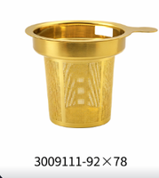 Kwalitatief hoogwaardige herbruikbare theefilter in Scandinavische stijl 3009111-92*78 van roestvrij staal voor optimale losse thee-inweekbeurt