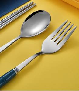 Juego de Cubiertos Ecológicos de Acero Inoxidable Indio de Alta Calidad - Diseño Moderno, Apto para Lavavajillas, Duradero para Fiestas y Eventos Privados - Product Image 6