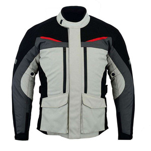 Veste de moto unisexe à manches longues coupe-vent respirante à séchage rapide en cuir noir pour toutes les saisons, vêtements de course - Product Image 1