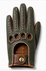 Gants de conduite classiques en cuir pour hommes et femmes, à doigts entiers, compatibles écran tactile, antidérapants, respirants, extensibles, décontractés, de haute qualité - Product Image 5