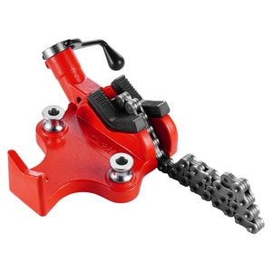 Morsa a Catena Industriale Robusta con Capacità per Tubi da 1/4'' a 6'', Base in Ghisa da 28'', Attrezzo per Fissaggio Tubi in Acciaio Resistente - Product Image 6
