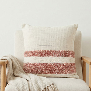 Custom Tufted <b>Pillow</b> Cover Minimalist Artistic Textured Home Decor Accent Washable Tufted 20x20 <b>Square</b> Pillowslip - Product Image 1