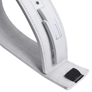 Adjustable Breathable Artificial Leather Waist Support <b>Belt</b> for Weight Lifting Strength Training Unisex with Buckle Closure - Product Image 5