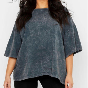 เสื้อยืดผู้หญิงราคาส่งแบบย้อมสีเอซิด  เสื้อยืดผู้หญิงทรงหลวมพิมพ์โลโก้ตามสั่ง  ขายส่งเสื้อยืดย้อมสีเอซิดจำนวนมาก - Product Image 6