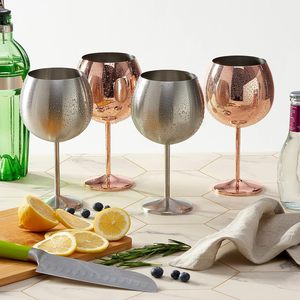 Copa de Vino de Acero Dorado de 500 ml de Calidad Premium, Irrompible, Portátil, para Champán, Piscina, Fiestas en Interiores y Exteriores - Product Image 5