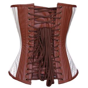 Corsets pour femmes, sexy, gainants, modernes, en cuir, pour grandes tailles, respirants - Product Image 6