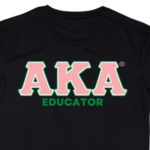 AKA Black Rep Your Profession T-Shirt für Damen, bedruckt, Rundhalsausschnitt, kurzärmelig, für Lehrer, Unternehmer, Sorority, lässig, mit Grafik - Product Image 5