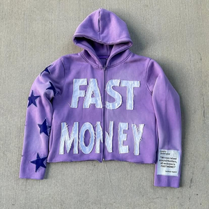 Custom <b>3D</b> Puff Foam Screen Printing Acid Wash Heavyweight 100% Cotton French Terry Baggy Vintage Winter Unisex Pullover <b>Hoodie</b> - Product Image 3