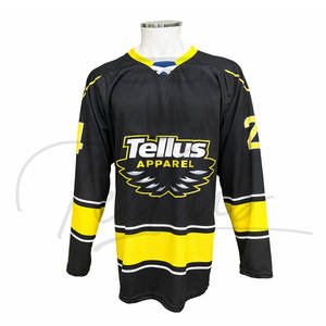 Maillot de hockey sur glace de haute qualité, sur mesure, impression professionnelle, maillot de hockey pour hommes, manches à panneaux, maillot de hockey sur glace - Product Image 4
