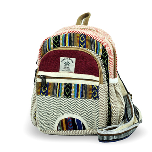 Hemp Cotton <b>Mini</b> <b>Backpack</b> Promotional Product - Product Image 1