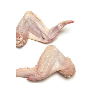 Ailes de poulet surgelées de qualité supérieure en gros, 3 articulations, entières, procédé IQF, nutritives, faibles en sucre, emballage en vrac de 25 kg - Product Image 1