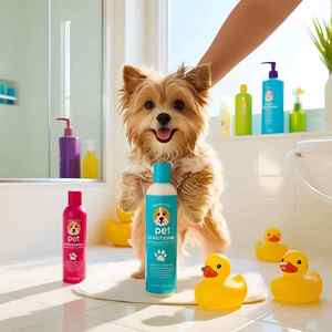 OEM/ODM shampooing revitalisant apaisant et nourrissant pour protection de la peau emballage personnalisé pour chiot chaton toilettage produit acceptant les animaux de compagnie - Product Image 2