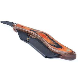 Hair Cut Razor Change Blade Type Shaving Knife Professional Straight Manual Razors Redwood Handle <b>Shaver</b> Men's Shaving Razor Pro - Product Image 4