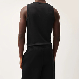 เสื้อกล้ามผู้ชาย ฟิตเนส ยิม ฤดูร้อน เสื้อกั๊กผ้าฝ้าย เสื้อแขนกุดผู้ชาย ทรงเข้ารูป สไตล์ลำลอง ดีไซน์ระบายอากาศ เสื้อกล้ามผู้ชาย - Product Image 4