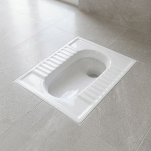 Eastern Medium Deep White <b>Ceramic</b> Squatting <b>Pan</b> Orissa WC Toilet Floor Mount Sanitary Ware Factory Export - Product Image 1