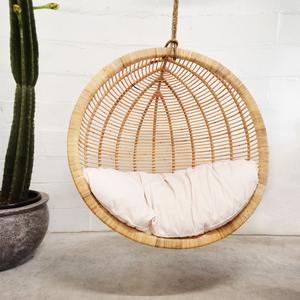 Meilleur prix, nouvelle arrivée, chaise suspendue en rotin en forme de lune, écologique, faite à la main pour l'intérieur et l'extérieur, provenant d'un fabricant vietnamien - Product Image 3