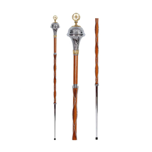 Masse de tambour-major artisanale en acier inoxydable et cuivre, modèle GTE-DMM-120, personnalisable, pour instrument de fanfare traditionnel - Product Image 1