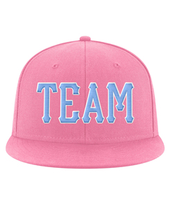Gorra Snapback Rosa de 6 Paneles Personalizada 2026 de Gran Venta, Unisex Ajustable con Logotipo de Equipo Bordado en 3D, Tela de Lona para Cuatro Deportes - Product Image 4