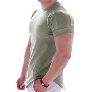 Camiseta de Manga Corta para Hombre, Color Sólido, Ligera, Estilo Urbano, Transpirable, de Alto Rendimiento, Fabricada por Profesionales - Product Image 4