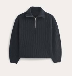 Suéter Chic de Punto Trenzado con Cuello en V para Mujer, Grueso, Cálido y Transpirable, de Lujo, Prenda de Alta Gama para EE. UU. - Product Image 4