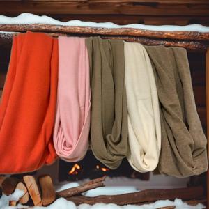 Designer Women's Winter Cashmere <b>Shawl</b> & Scarf Traditional Inner Mongolia Loop Yarn Adult Customizable Colors Multiple Patterns - Product Image 1