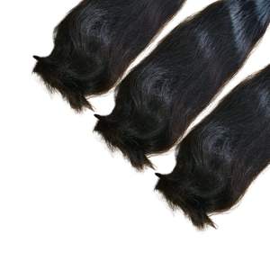 Extensions de cheveux en vrac alignées sur les cuticules indonésiennes en gros Double Drawn 100% Human Remy Hair No Chemicals No Emmêlement Wave Bundle - Product Image 3