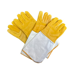 Gants de protection en cuir de vachette anti-abrasion, gants de soudage de qualité supérieure, gants de protection pour le travail - Product Image 1