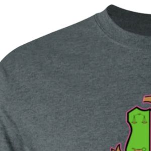 Camiseta de Manga Larga Gris Oscuro para Mujer con Estampado Gráfico AKA 1908, Cuello Redondo, Estilo Casual para Uso Diario - Product Image 2